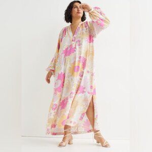 H&M || Flowy Floral Long Sleeve Maxi Dress